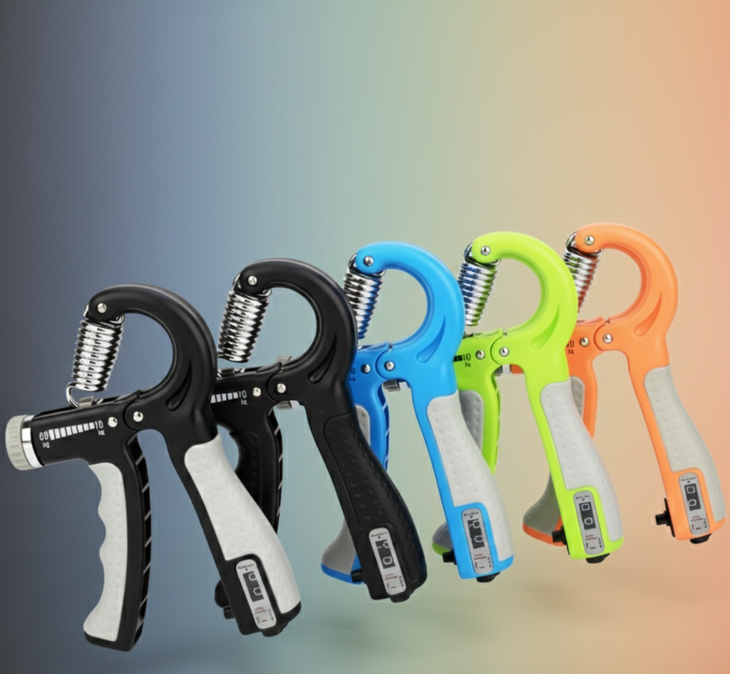 Adjustable Hand Grip Strength Trainer with Finger Exerciser