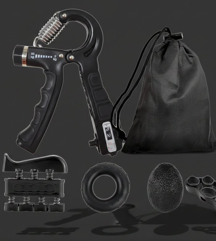 Adjustable Hand Grip Strength Trainer with Finger Exerciser