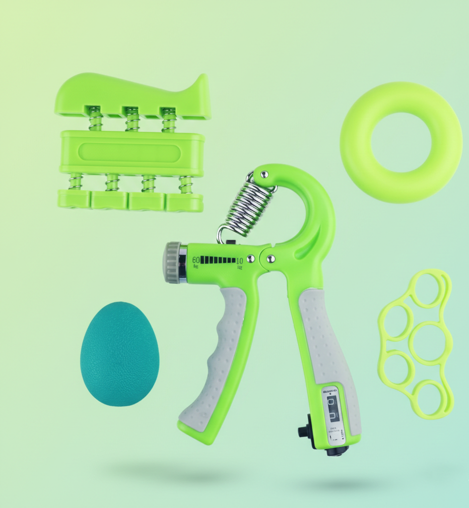 Adjustable Hand Grip Strength Trainer with Finger Exerciser
